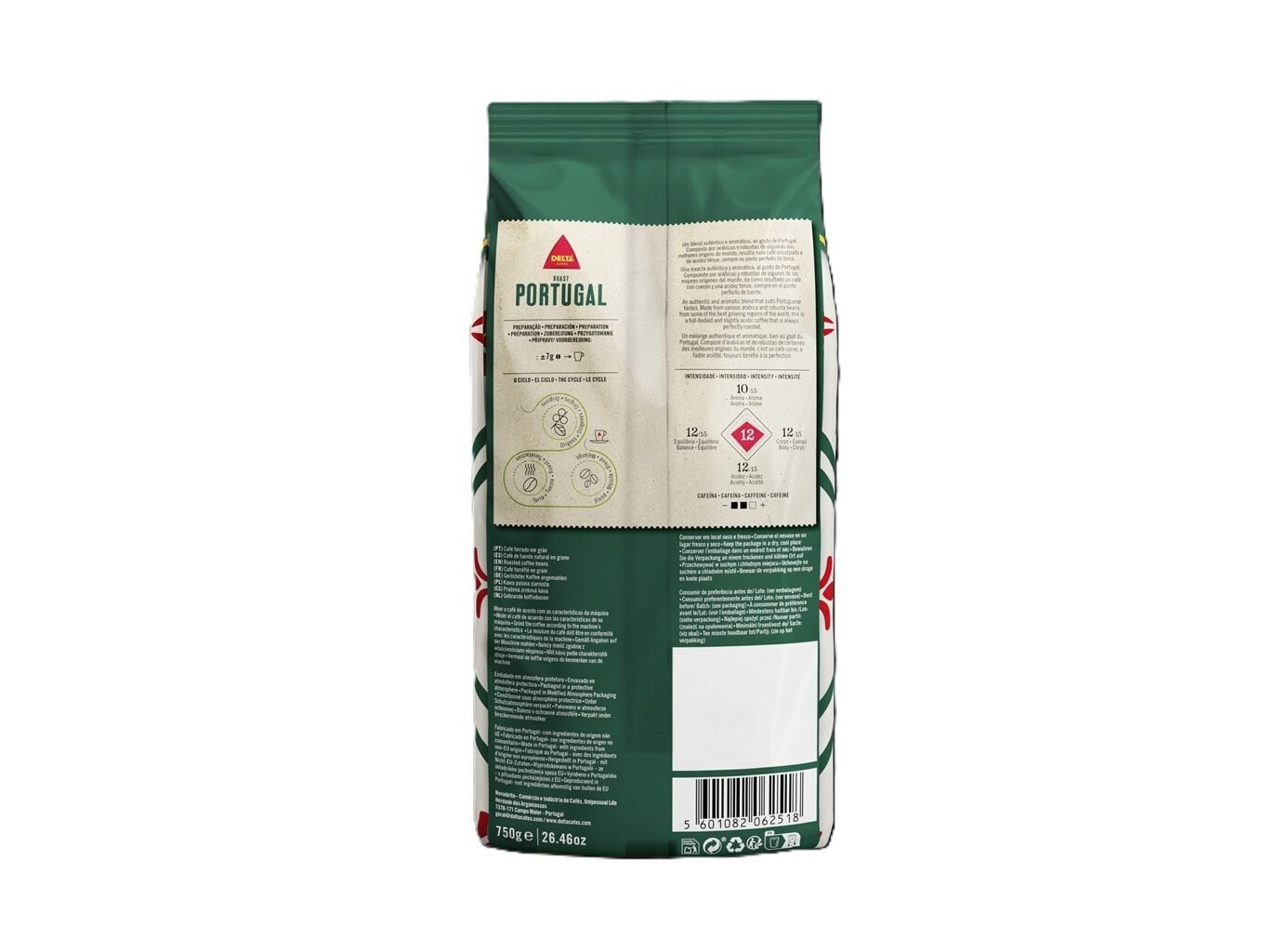 CAF&Eacute; EM GR&Atilde;O NORMAL DELTA PORTUGAL 750G image number 1
