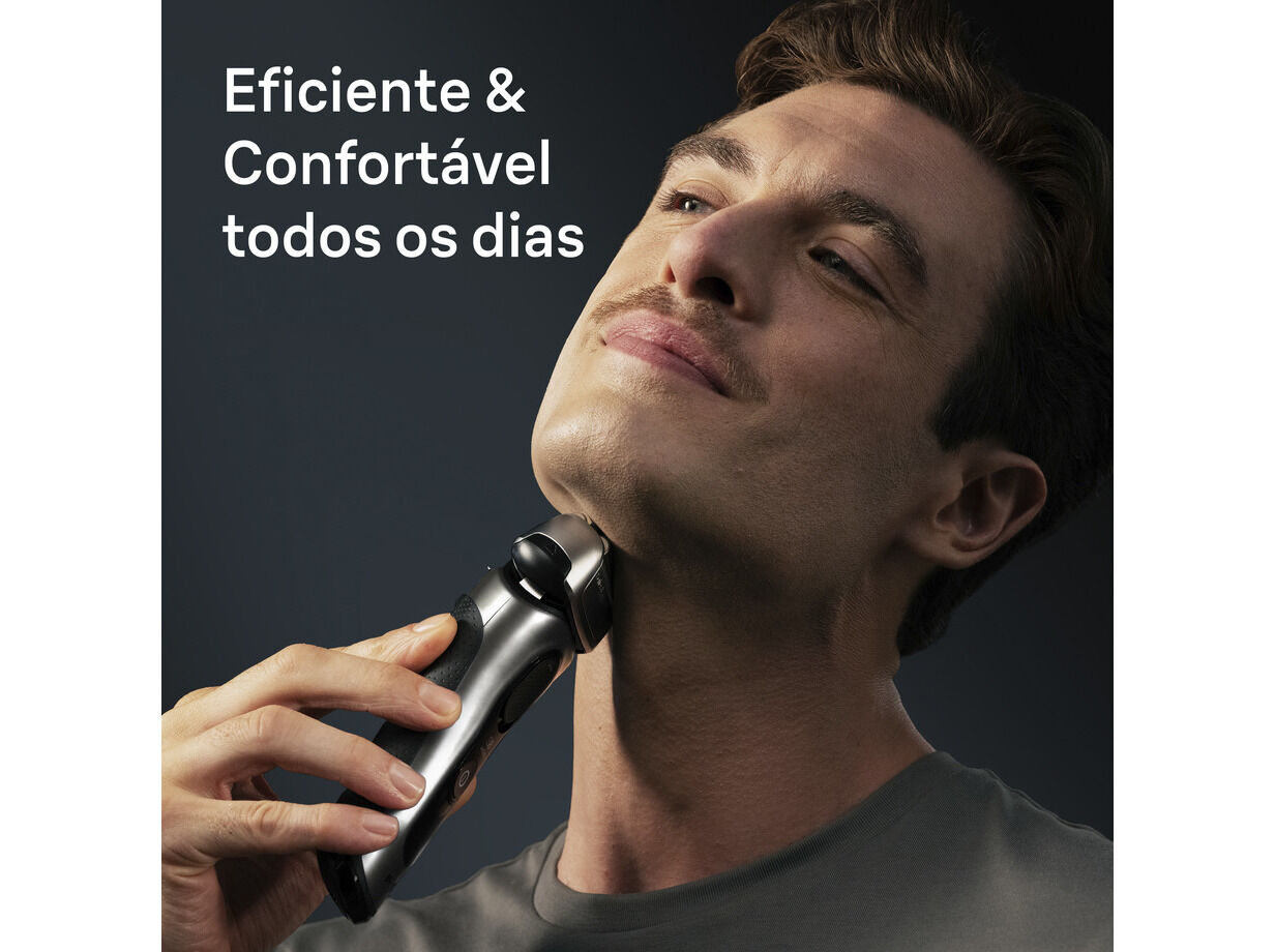 M&Aacute;QUINA BARBEAR BRAUN SHAVER S8 8617 S SILVER image number 2