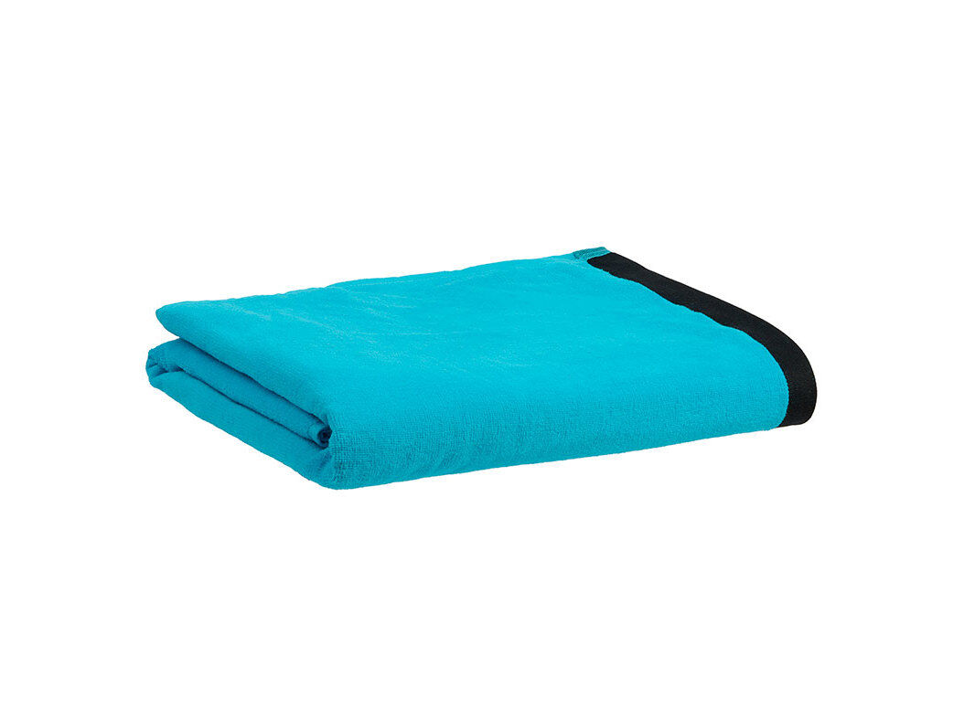 TOALHA PRAIA AVELUDADA ACTUEL COLORAMA AZUL 360G 90X160CM