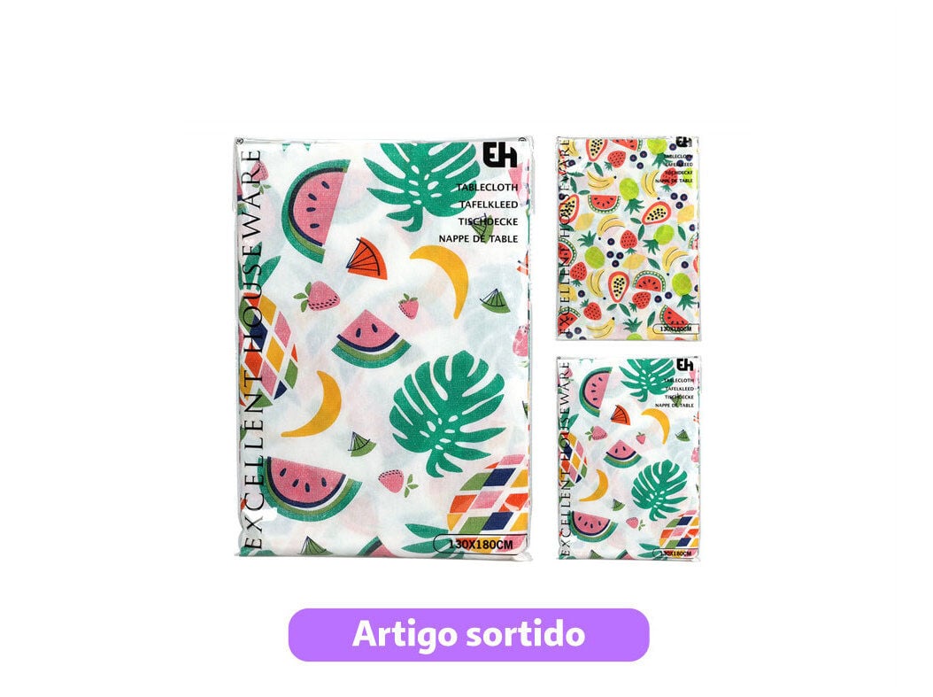TOALHA MESA EH 130X180CM MODELOS SORTIDOS