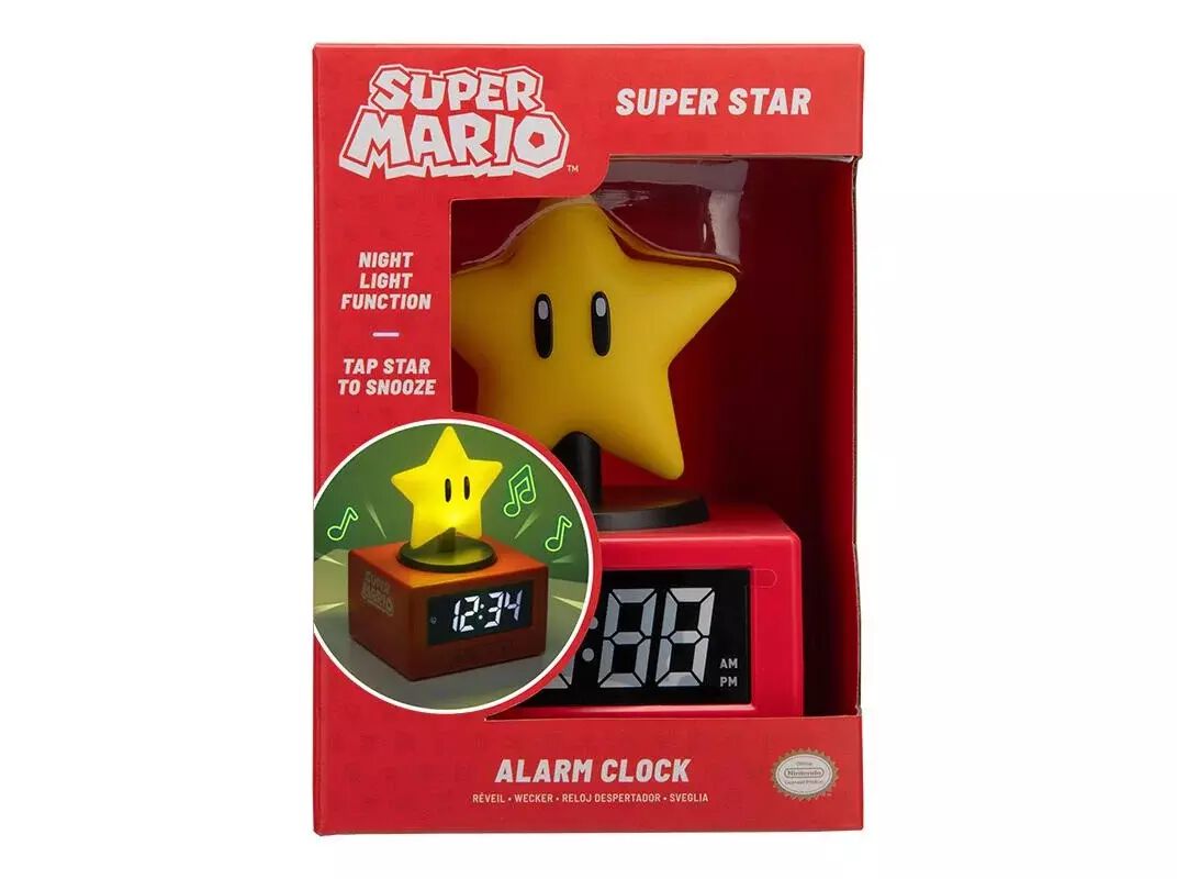 DESPERTADOR SUPER MARIO LAMP SUPER ESTRELA image number 2