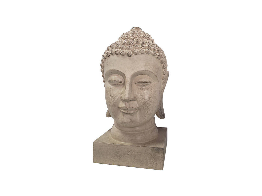 CABE&Ccedil;A DE BUDA GARDENSTAR POLIRESINA 15X15X27CM image number 0