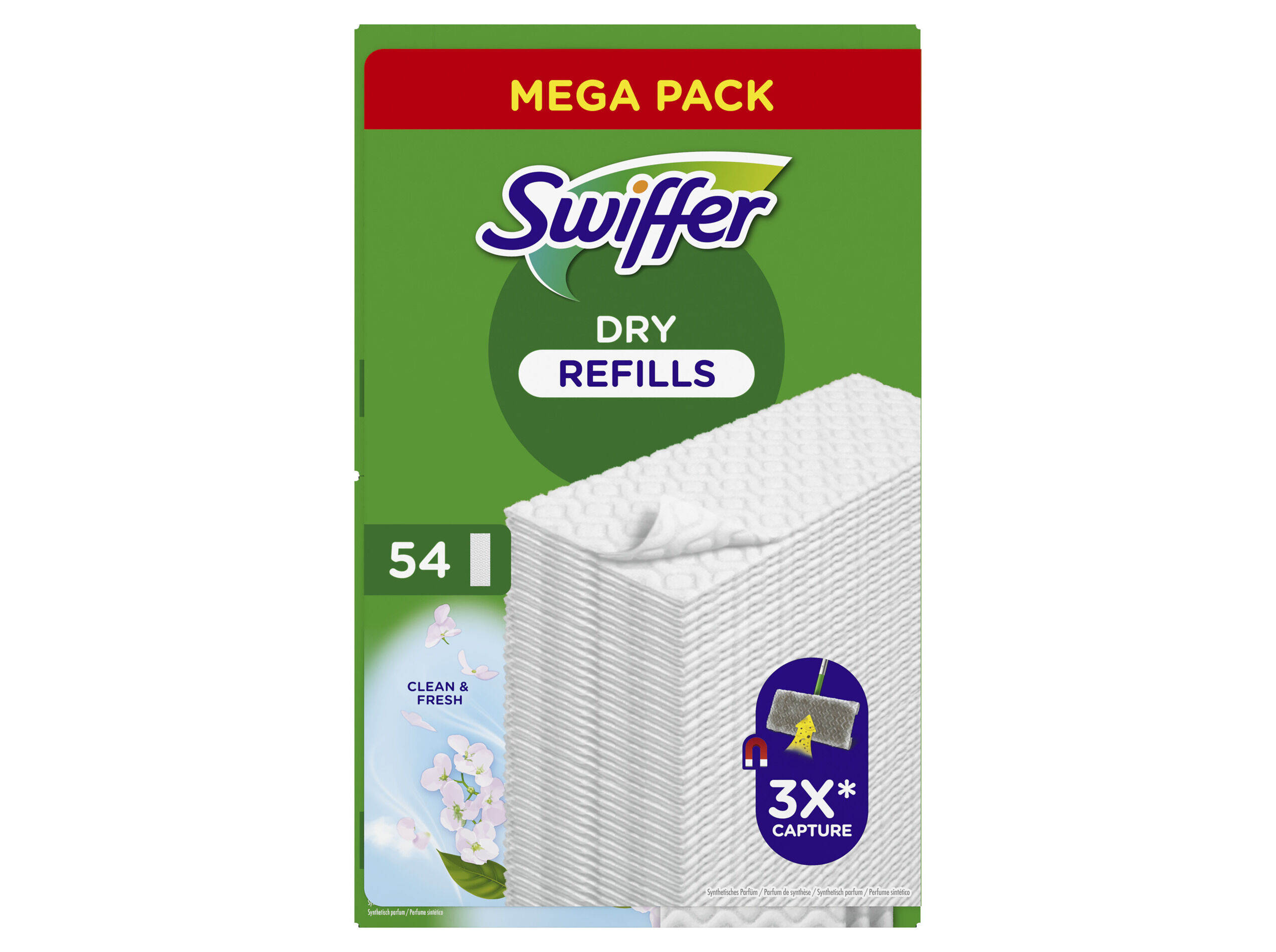 RECARGA DE MOPA SWIFFER DRY FRESH 54UN image number 0
