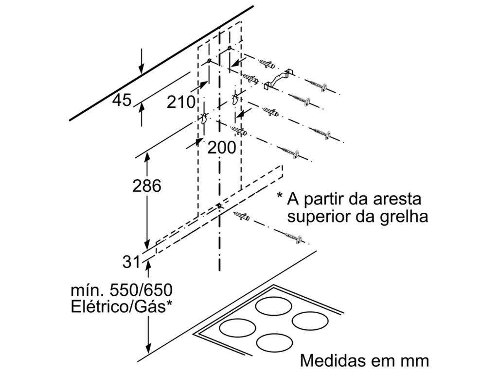 CHAMIN&Eacute; BOSCH DWB66BC50 A 590M3/H 60CM INOX image number 3
