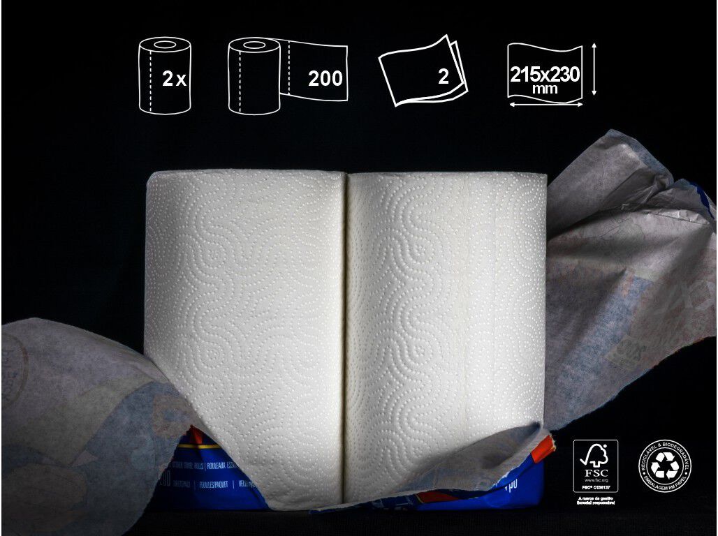 ROLO RENOVA COZINHA M&Aacute;XIMA ABSOR&Ccedil;&Atilde;O 2 UNIDADES EM EMBALAGEM DE PAPEL image number 2