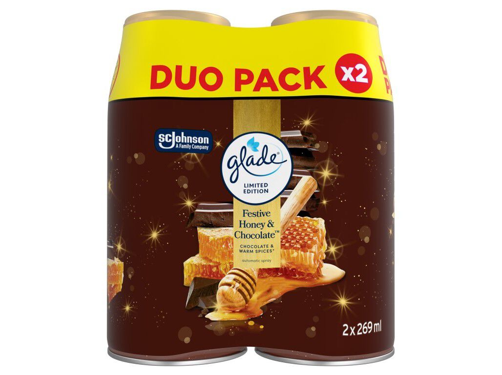 AMBIENTADOR PORT&Aacute;TIL GLADE HONEY & CHOCOLATE REC 2UN image number 0