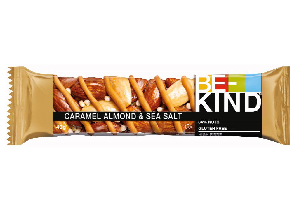 BARRA BE-KIND CARAMELO E SAL MARINHO 40G