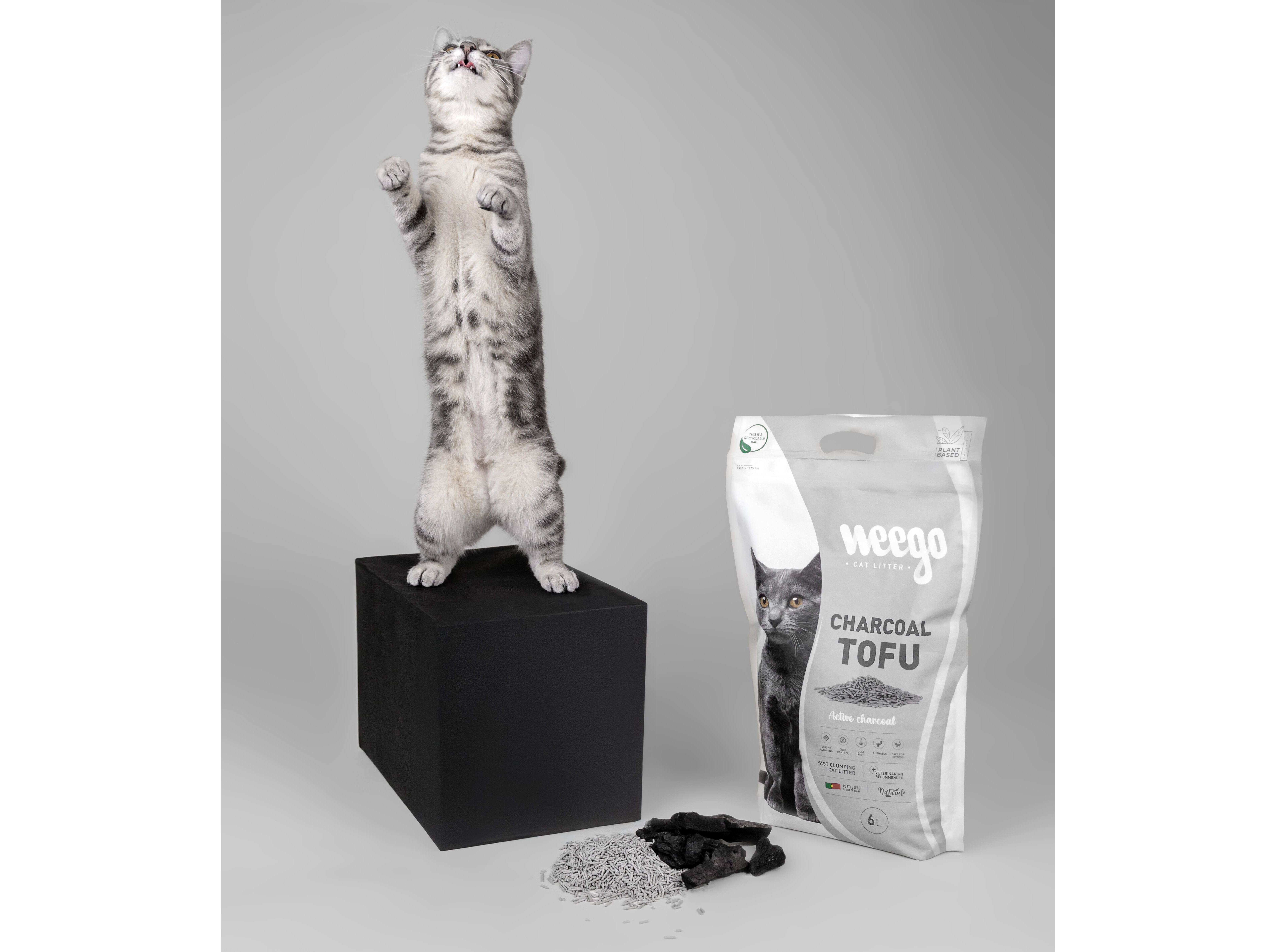 AREIA AGLOMERANTE WEEGO TOFU CARV&Atilde;O 6L image number 1