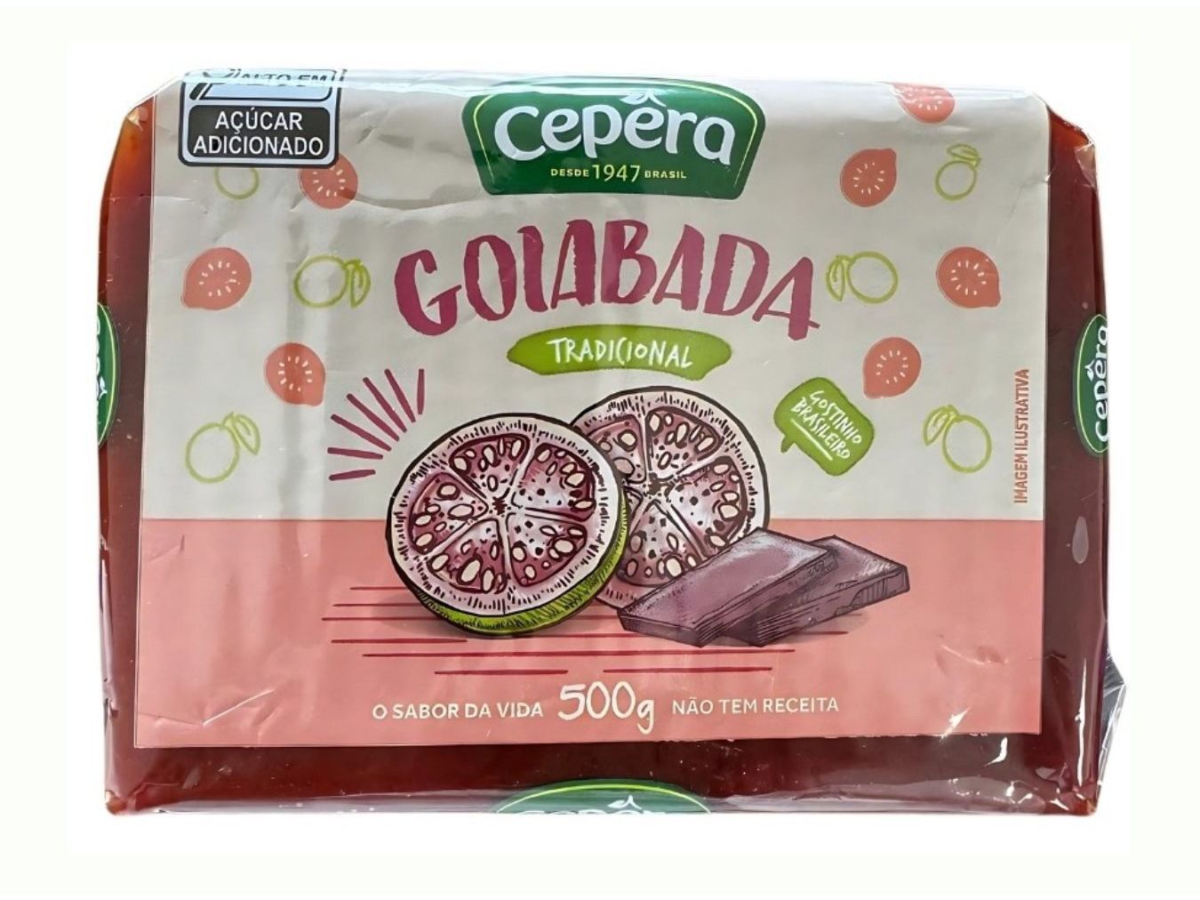 GOIABADA CEP&Ecirc;RA GOIABADA BARRA 500G