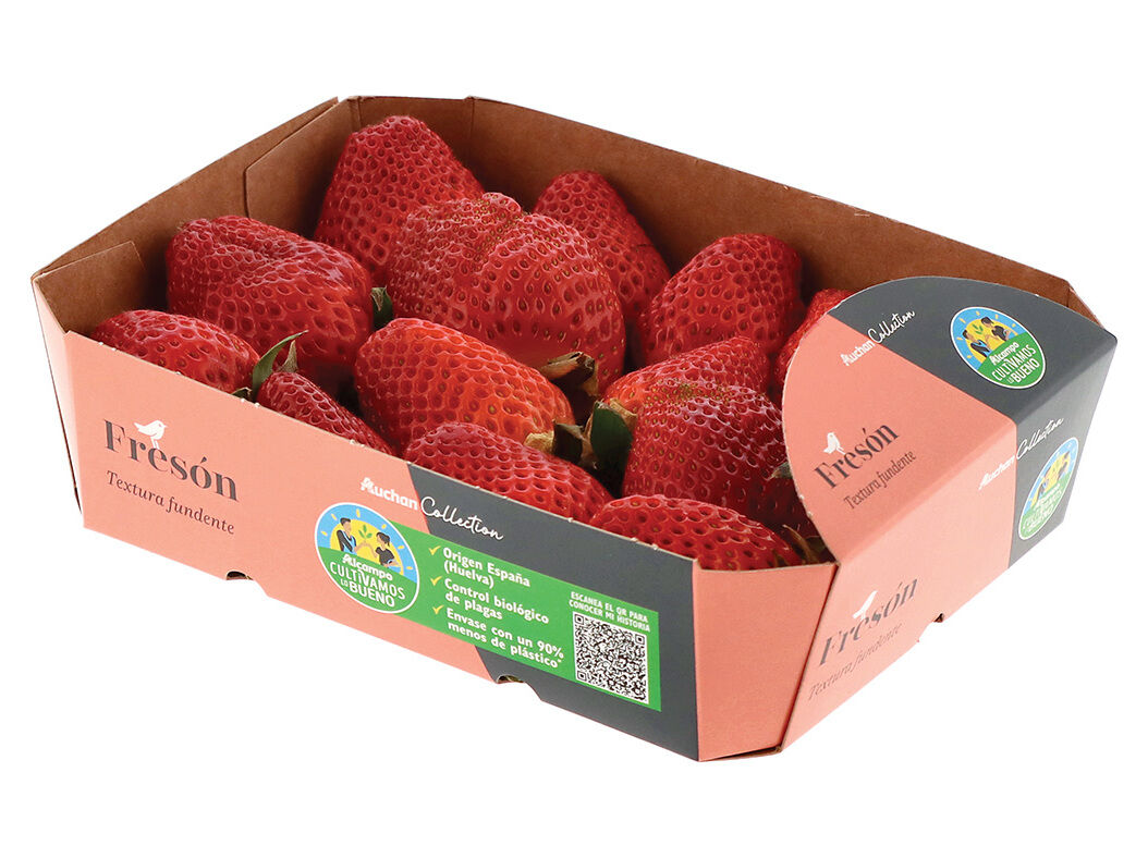 MORANGO AUCHAN COLLECTION CULTIVAMOS O BOM 400 G