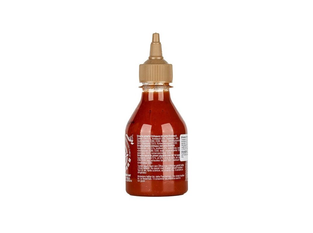 MOLHO SRIRACHA FLYING GOOSE CHILLI ALHO 200ML image number 1