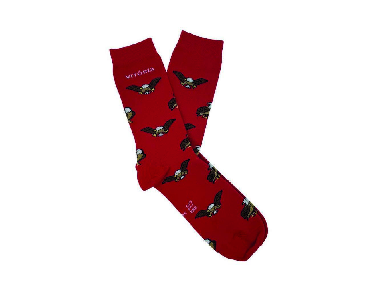 MEIAS BENFICA &Aacute;GUIA CHUL&Eacute; TAM.36-40 VIT&Oacute;RIA