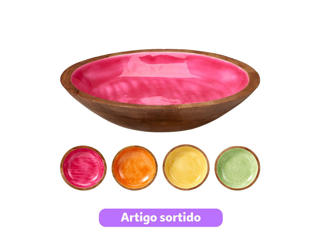 TA&Ccedil;A MADEIRA MANGA &Oslash;30CM CORES SORTIDAS