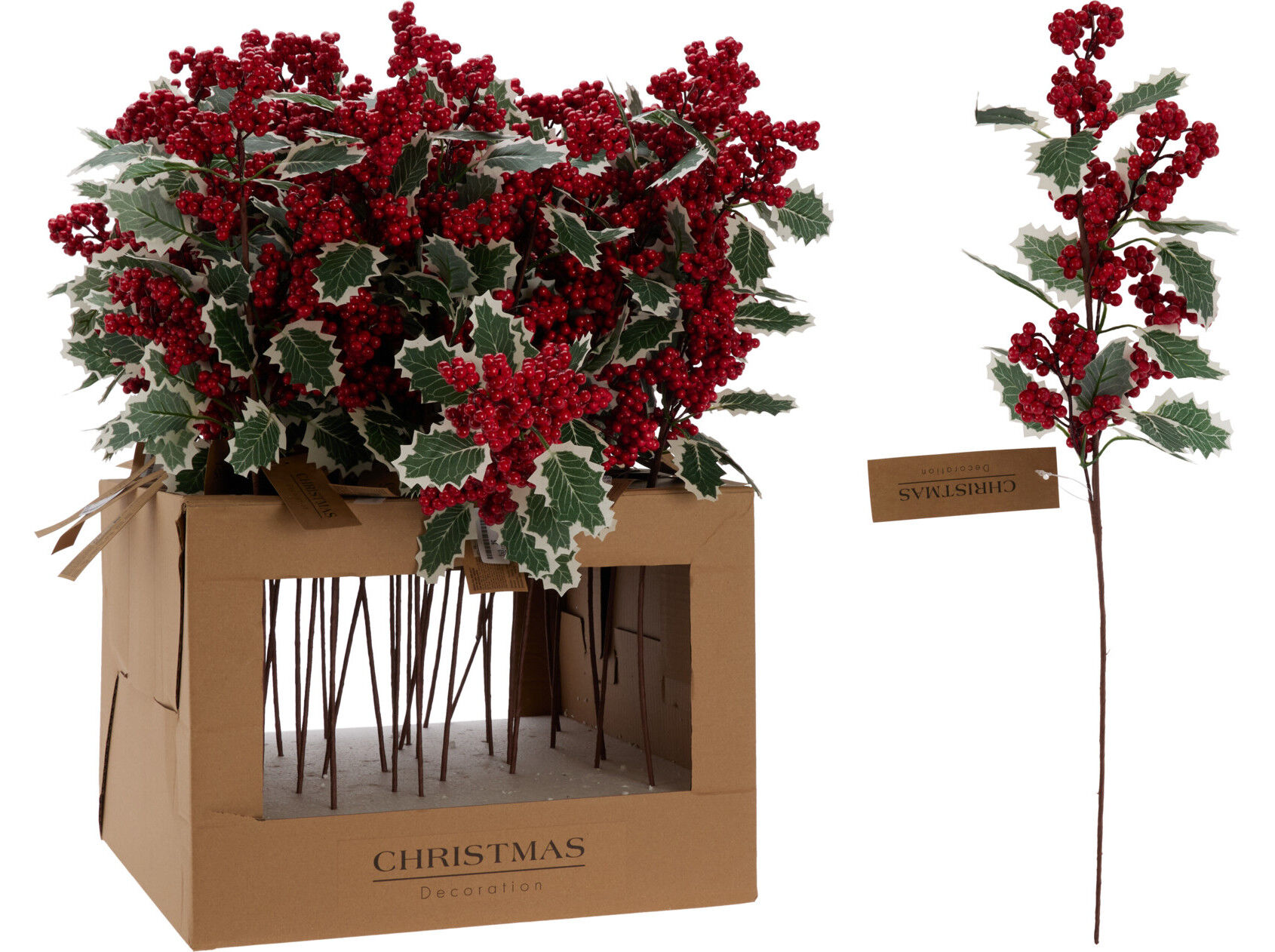 RAMO COM BAGAS VERMELHO 58CM image number 1