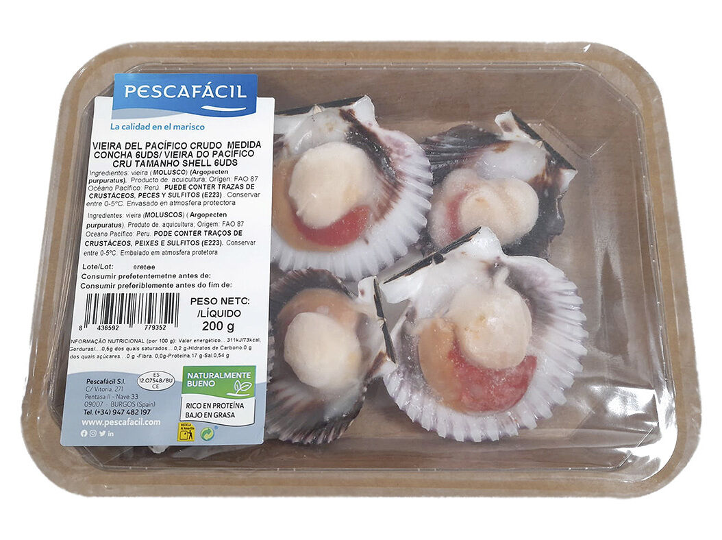 VIEIRAS DO PAC&Iacute;FICO FRESCAS 200G image number 0