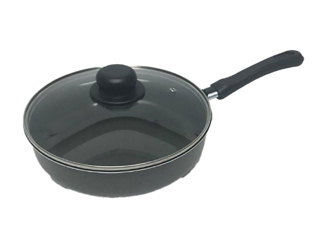 FRIGIDEIRA COM TAMPA AUCHAN ALUMINIO 24 CM