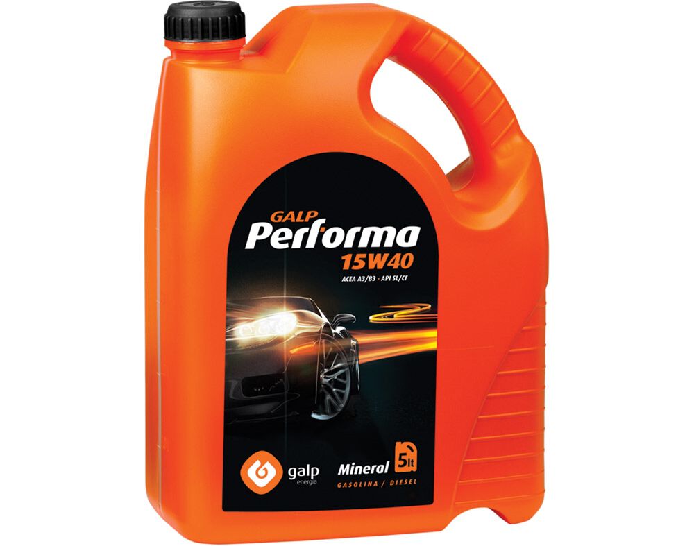 &Oacute;LEO DE MOTOR GALP PERFORMA 15W40 5L image number 0