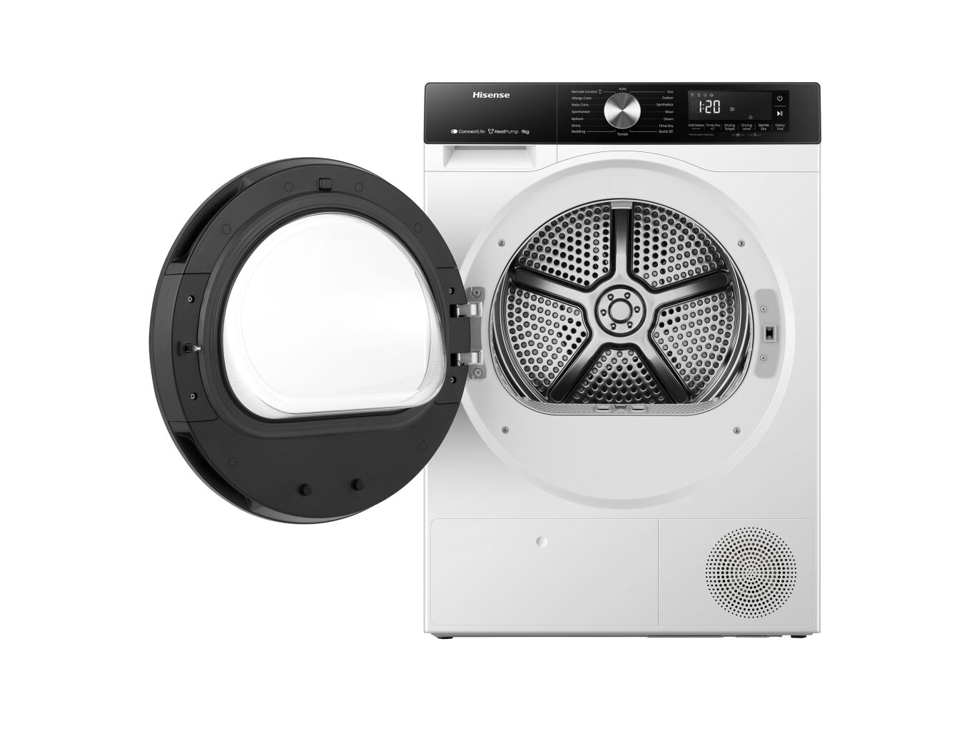 MAQUINA DE SECAR ROUPA HISENSE DH3S902BWCC SERIE 3S C 9KG BOMBA DE CALOR image number 6
