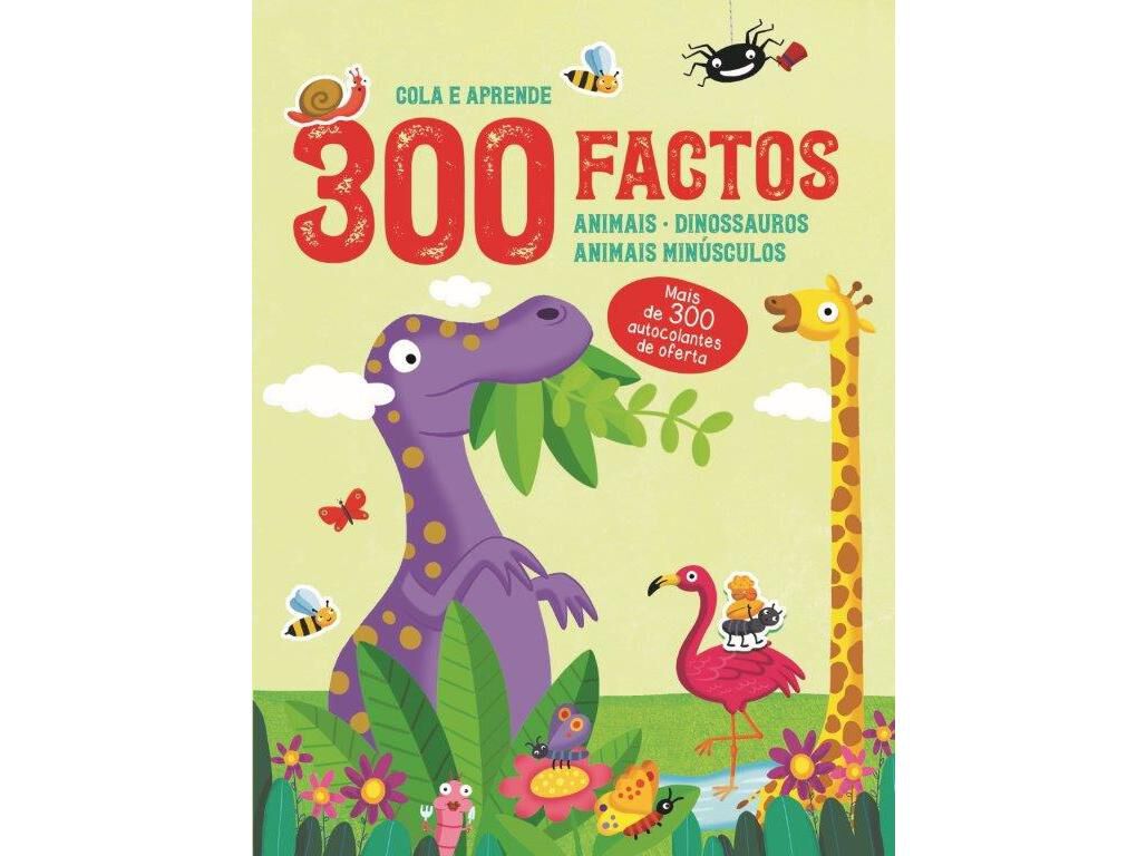 300 FACTOS COLA APRENDE - ANIMAIS/DINOSSAUROS/ANIMAIS image number 0