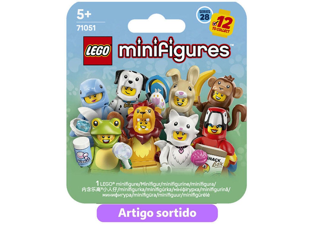 S&Eacute;RIE DE ANIMAIS LEGO MINIFIGURES 71051 MODELOS SORTIDOS
