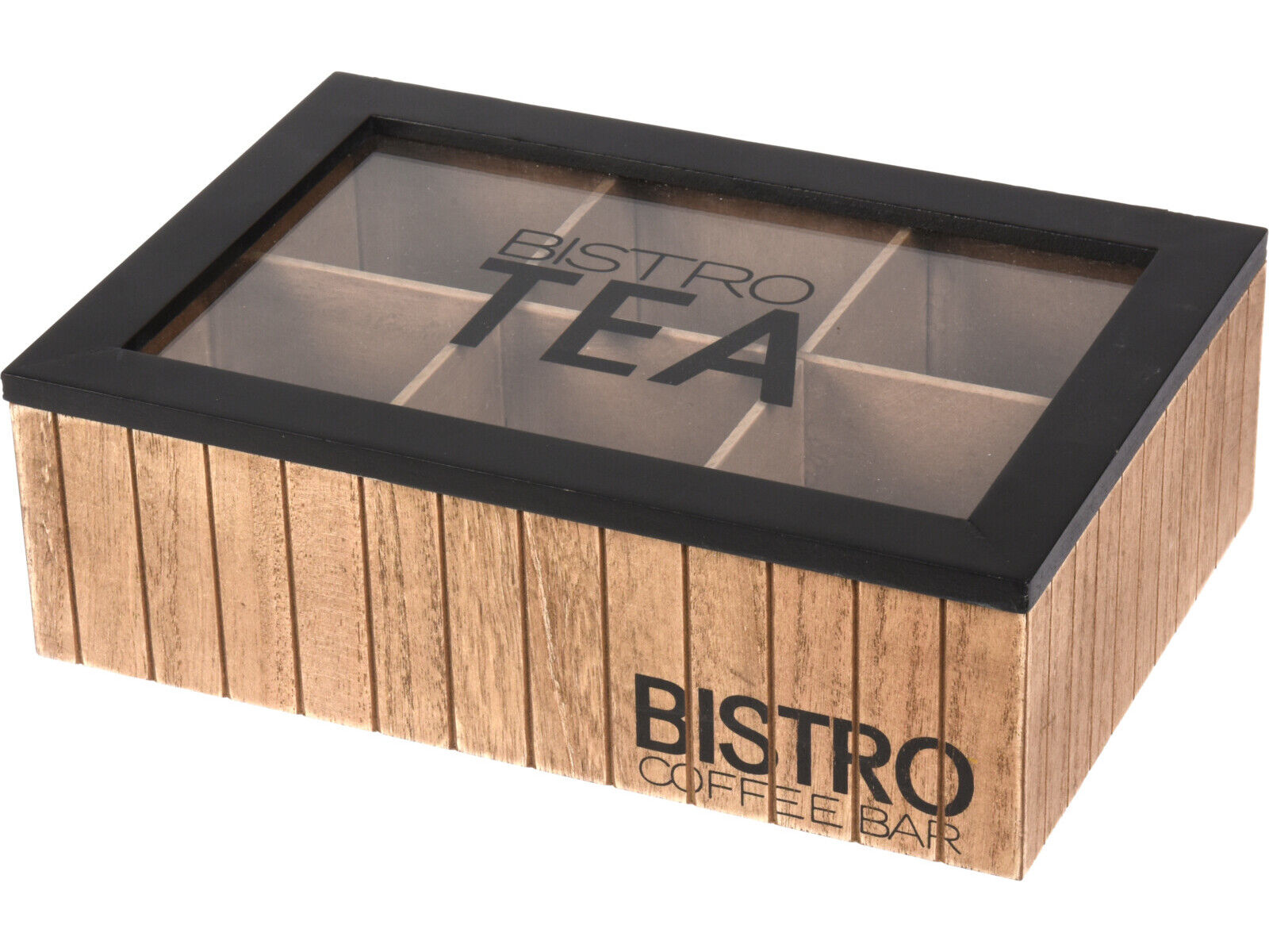 CAIXA PARA CH&Aacute; EM MADEIRA 24X16.5X7.5CM