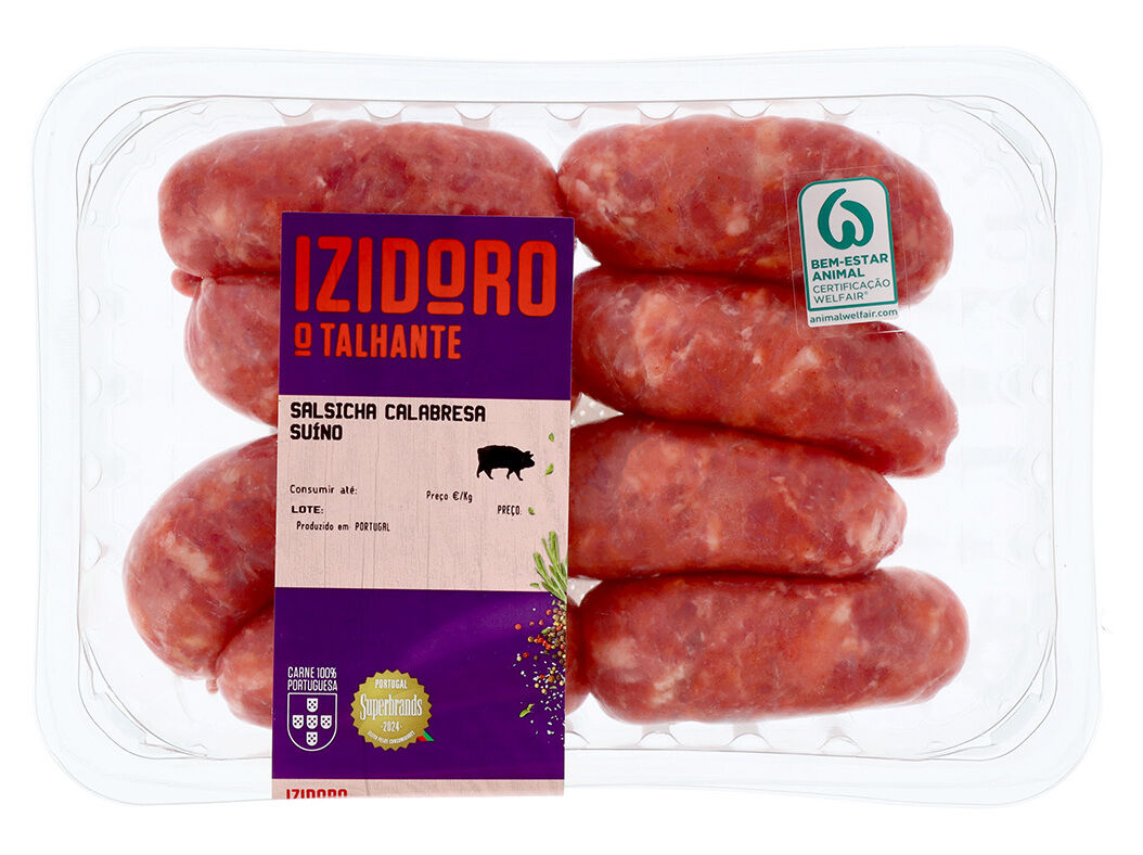 SALSICHA CALABRESA PICANTE IZIDORO 600G image number 0