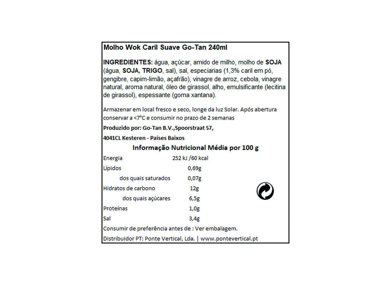 MOLHOS GO TAN CARIL SUAVE 240ML image number 1