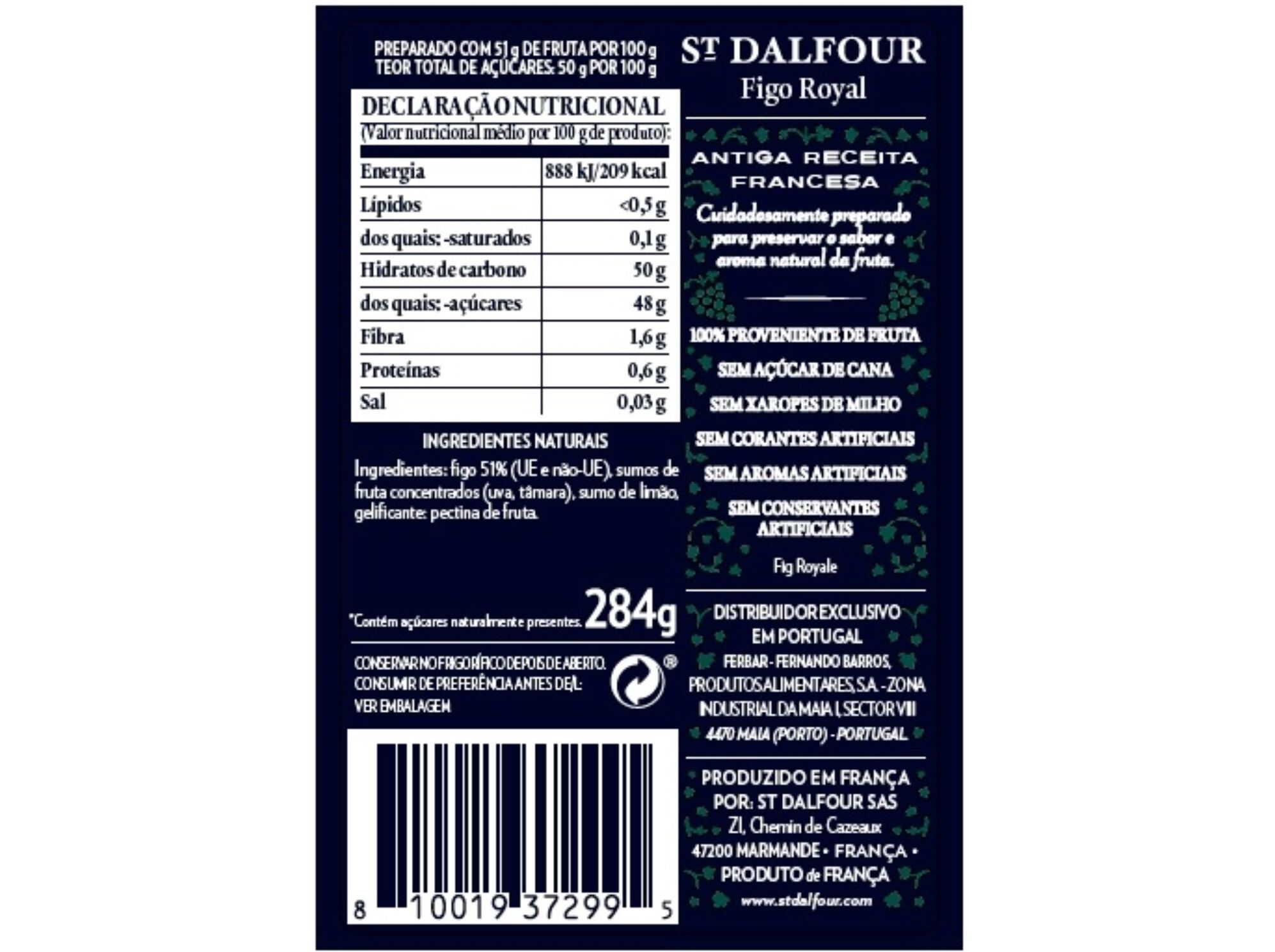 DOCE ST.DALFOUR FIGO ROYAL 284GR image number 1