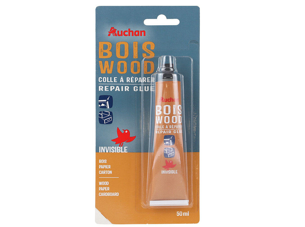 COLA DE MADEIRA AUCHAN TRANSPARENTE 50ML image number 0