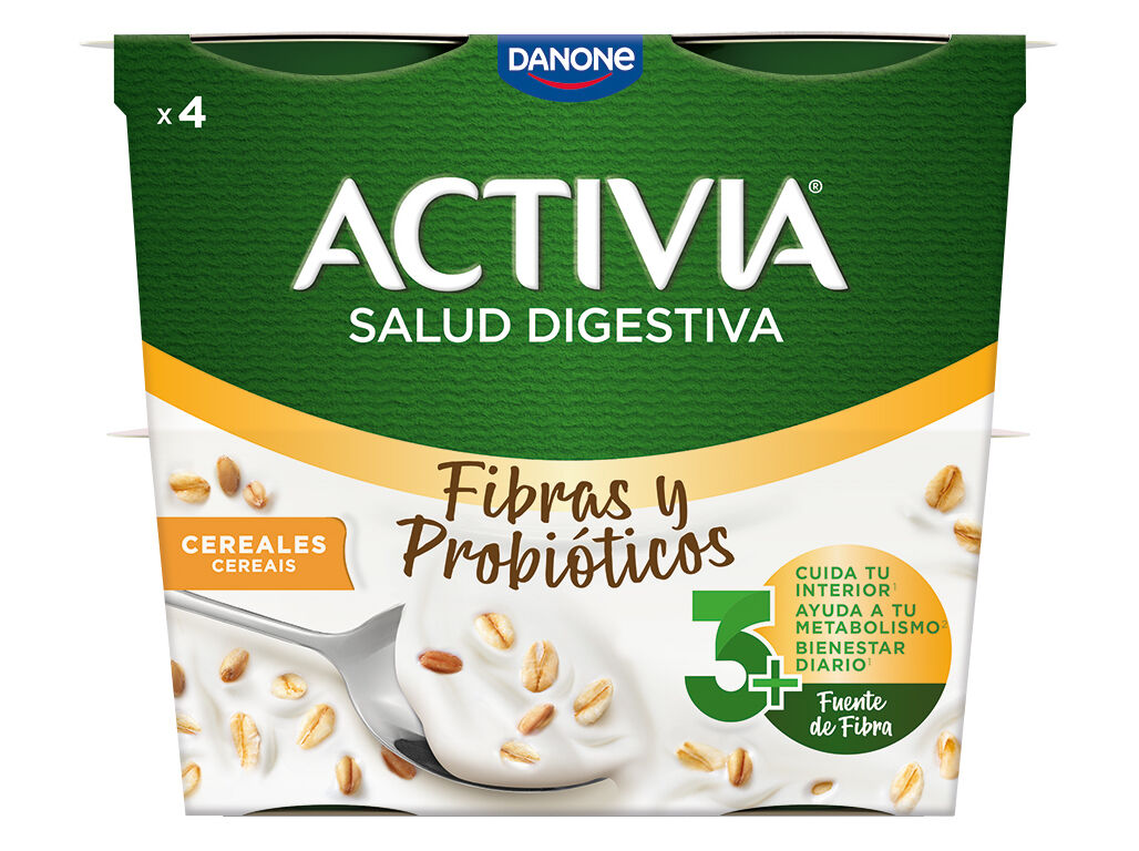 IOGURTE ACTIVIA BIFIDUS CEREAIS 4X120G