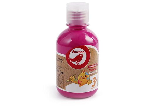 GUACHE AUCHAN ROSA CHICKY 250ML image number 0