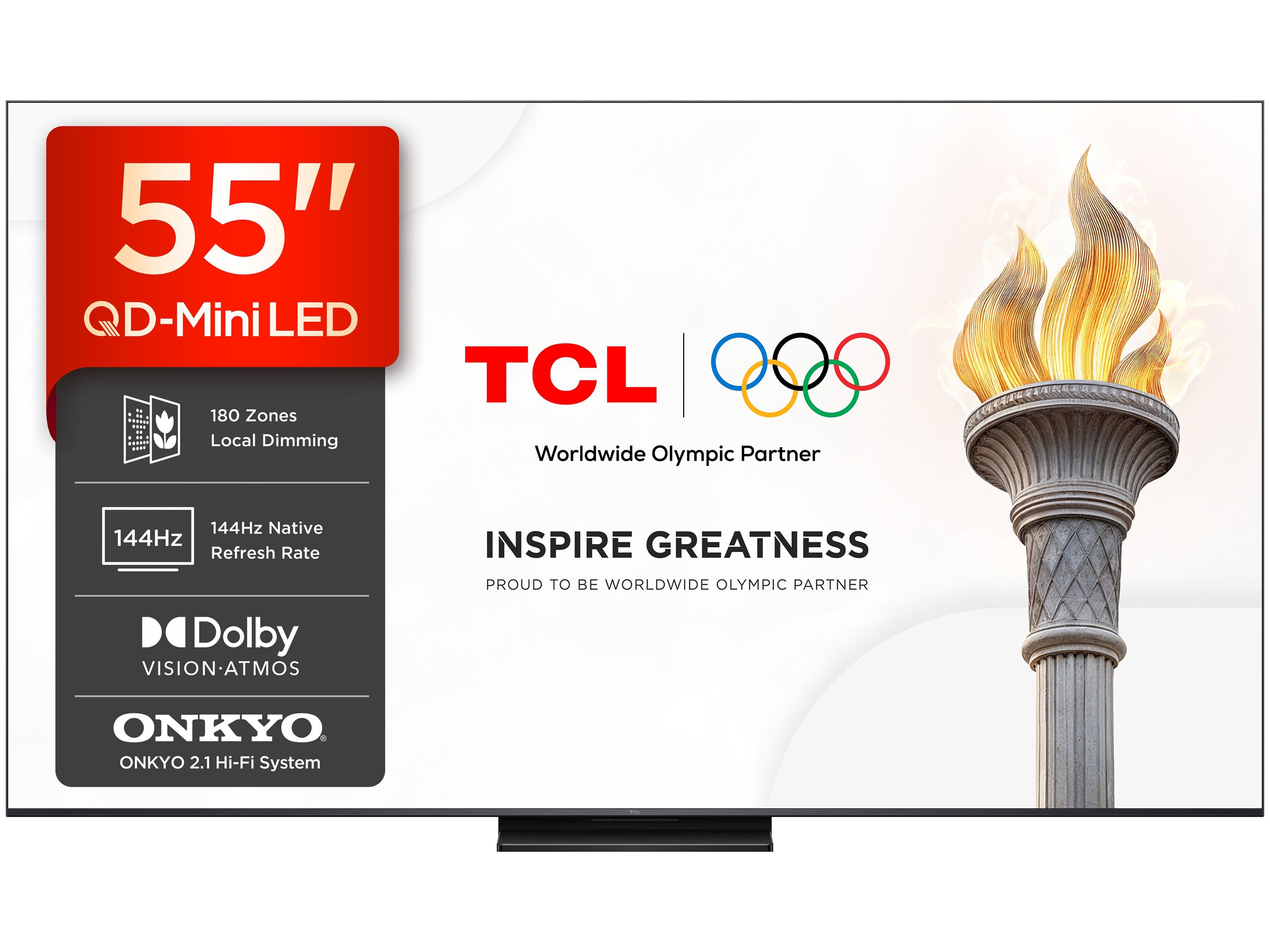TV TCL 55C6K PRO 55" MINILED 144HZ image number 0