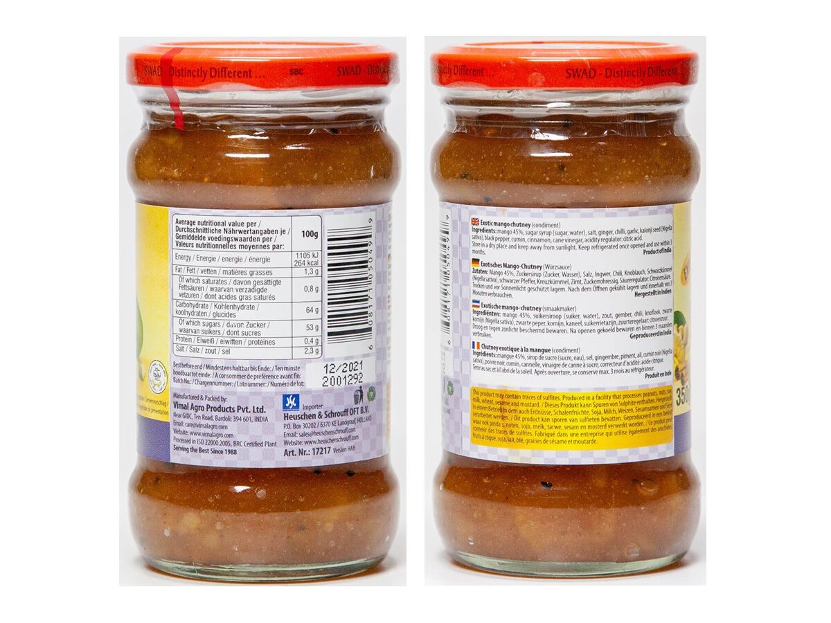 CHUTNEY SWAD MANGA 350G image number 1