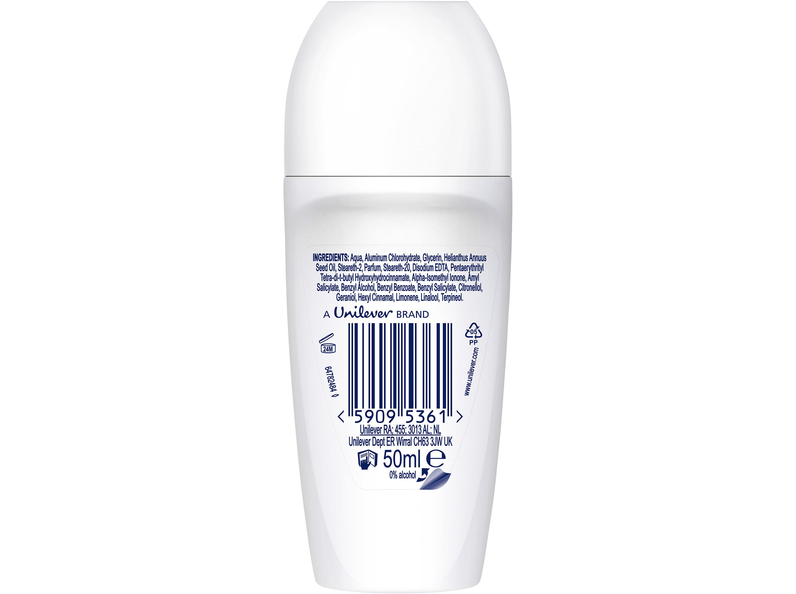 DESODORIZANTE ROLL-ON DOVE CLASSIC 48H 50ML image number 1