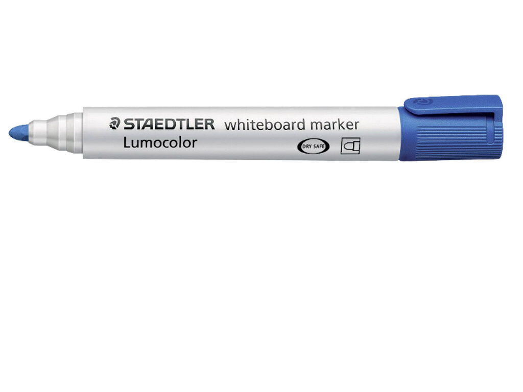 MARCADOR PARA QUADRO BRANCO LUMOCOLOR STAEDTLER AZUL image number 1