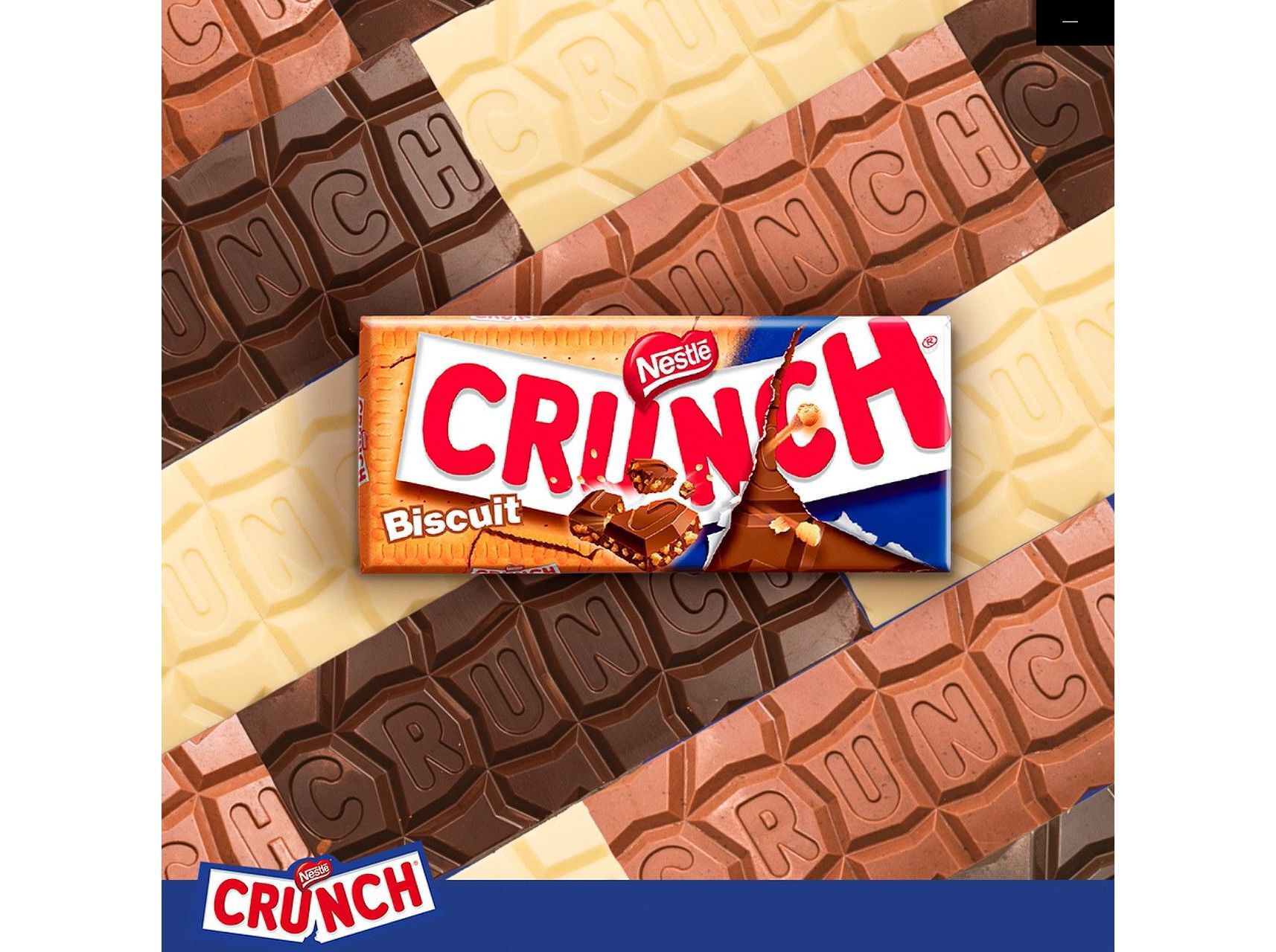 TABLETE NESTL&Eacute; CHOCOLATE CRUNCH BOLACHA 100G image number 1