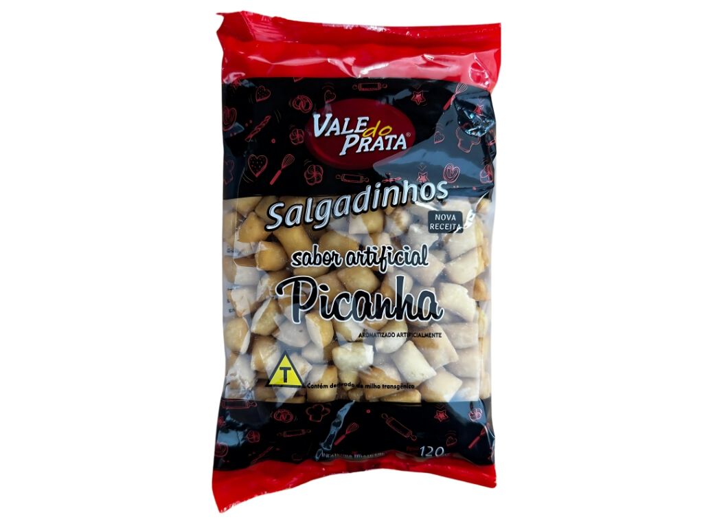 SALGADINHOS VALE DO PRATA SABOR PICANHA 120 G image number 0