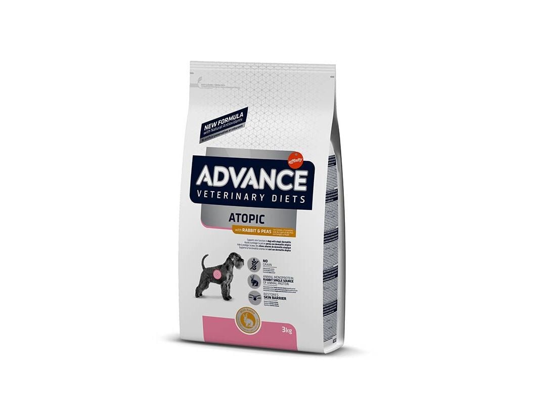 RA&Ccedil;&Atilde;O VETERIN&Aacute;RIA C&Atilde;O ADVANCE ATOPIC COELHO 3KG