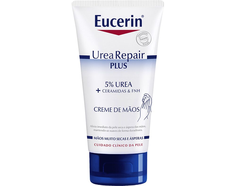 CREME EUCERIN M&Atilde;OS UREA REPAIR PLUS 5% UREIA 75ML