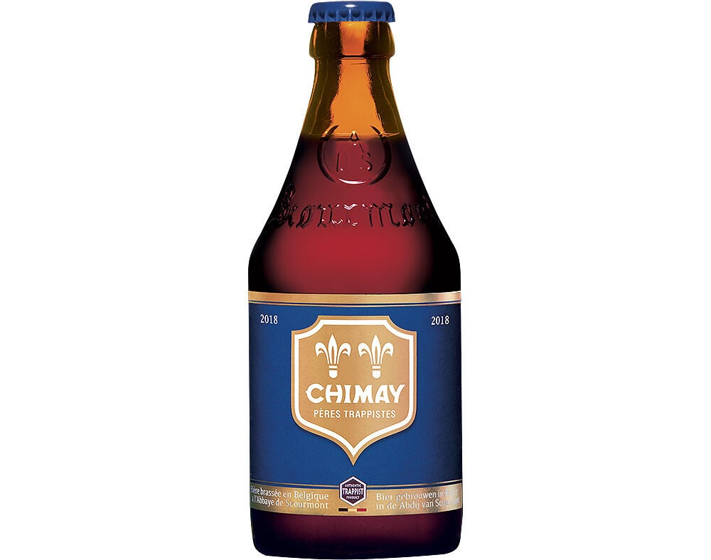 CERVEJA CHIMAY BLEU B&Eacute;LGICA 0.33L image number 0
