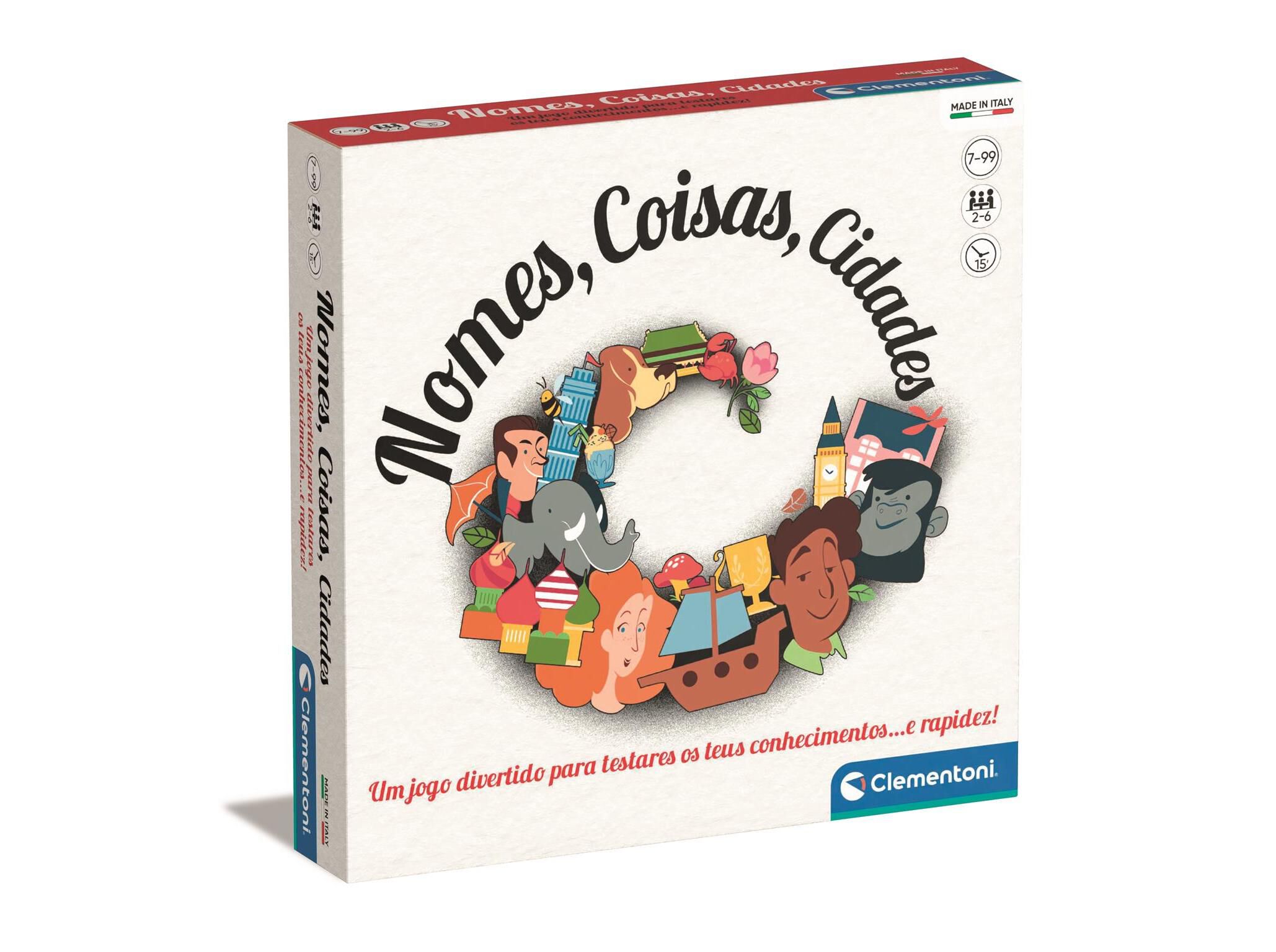 PARTY GAMES NOMES COISAS CIDADES CLEMENTONI image number 0