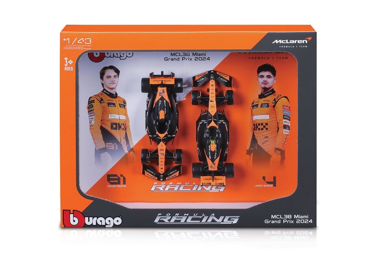 VEICULO F1 BURAGO ESC: 1:43 PACK 2 MODELOS SORTIDOS image number 2