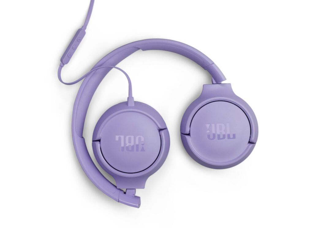 AUSCULTADORES COM FIO JBL TUNE 520C ROXO image number 5