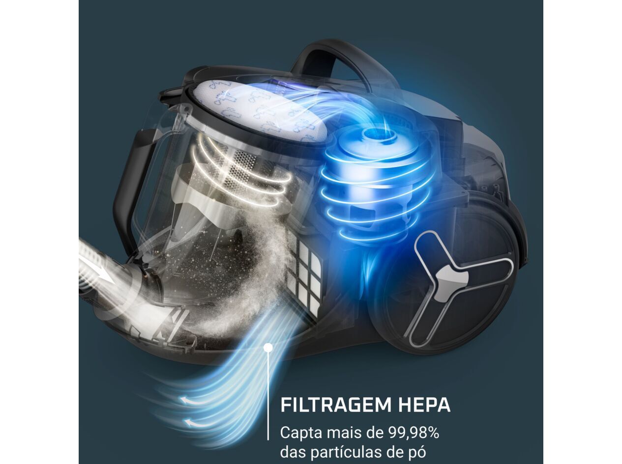 ASPIRADOR SEM SACO ROWENTA RO7C32EA GREEN FORCE 2.5L image number 1