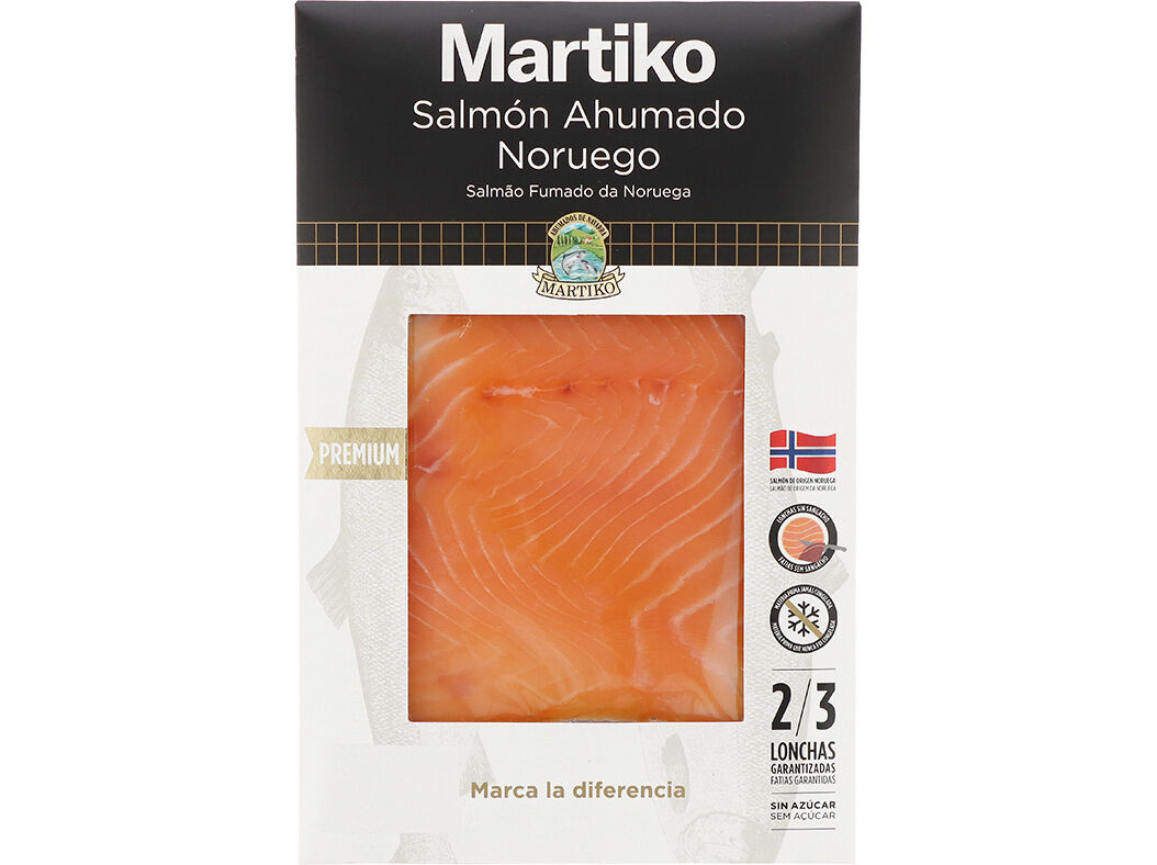 SALM&Acirc;O DA NORUEGA FUMADO MARTIKO 80G
