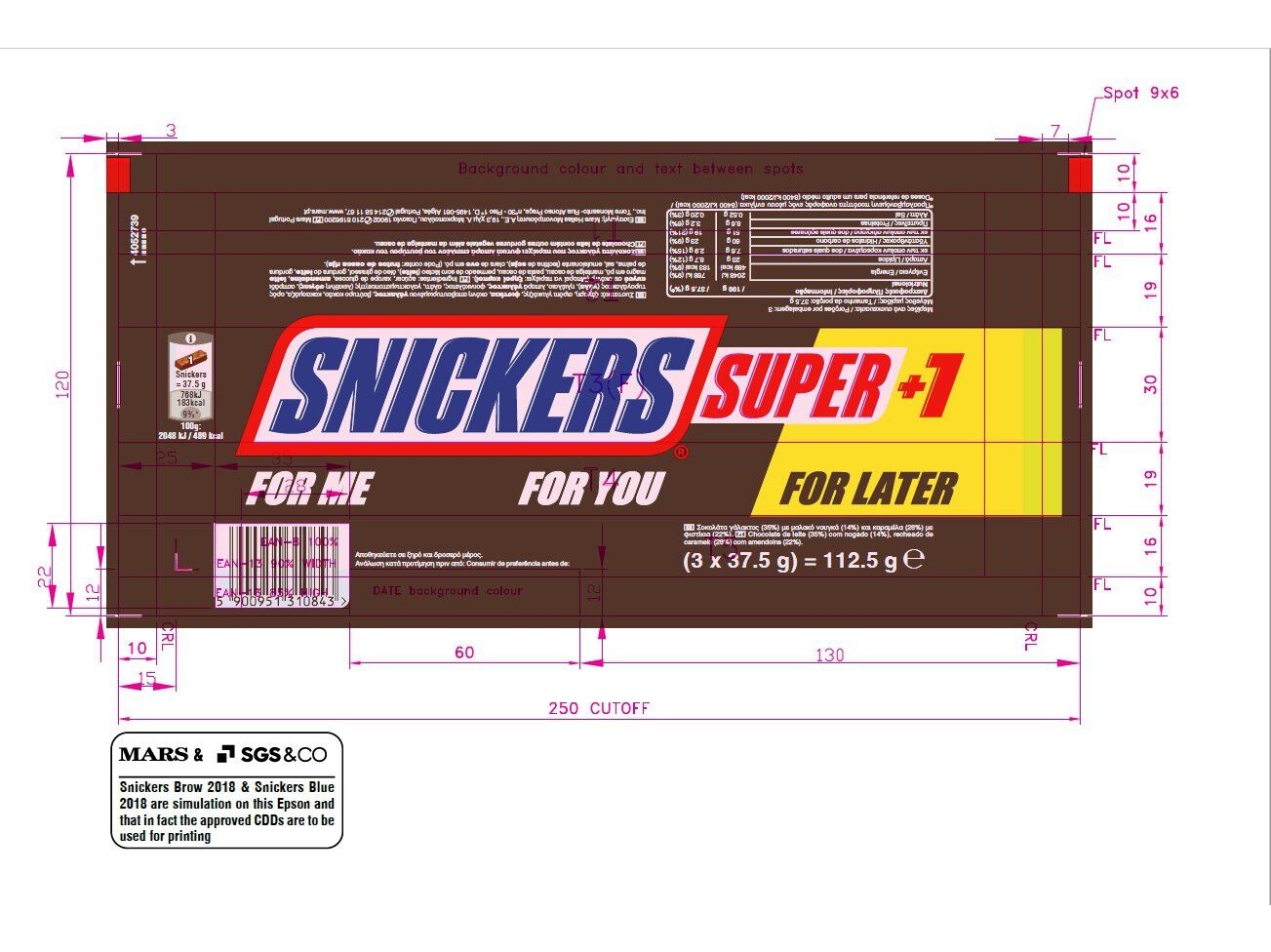 SNACK CHOCOLATE SNICKERS SUPER+1 112G image number 2