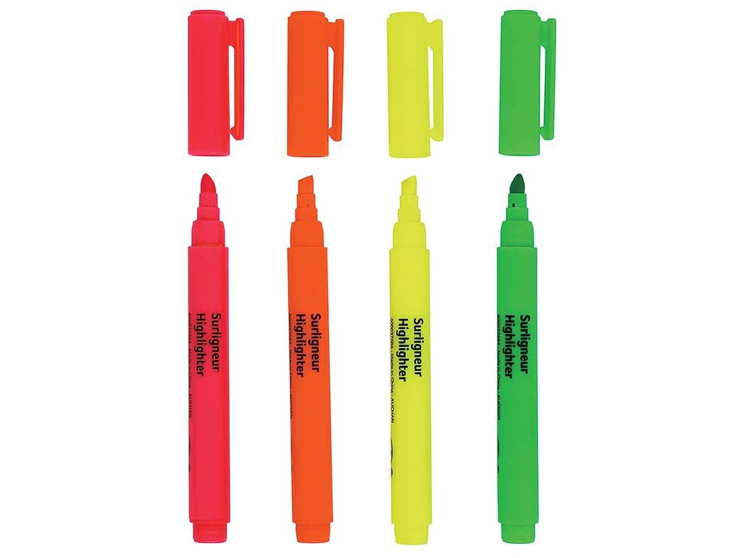 CONJUNTO DE 4 SUBLINHADORES POLEGAR image number 2