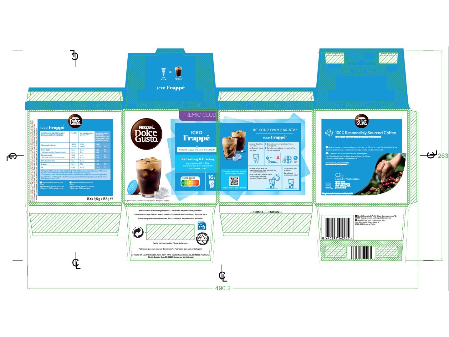 C&Aacute;PSULAS CAF&Eacute; DOLCE GUSTO ICED FRAPP&Eacute; 16 UN image number 1