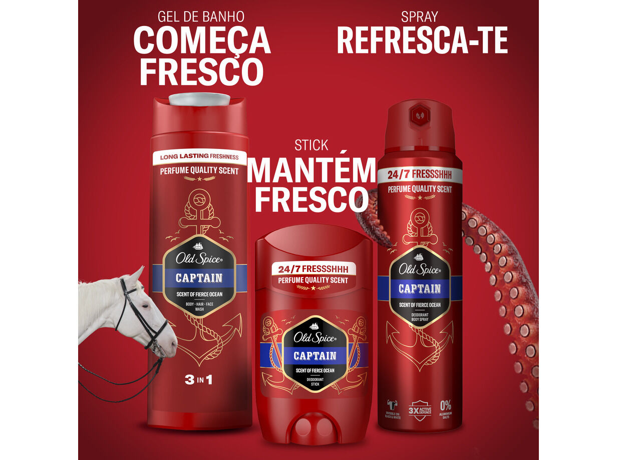 DEO STICK OLD SPICE CAPTAIN 2 X 50ML image number 6