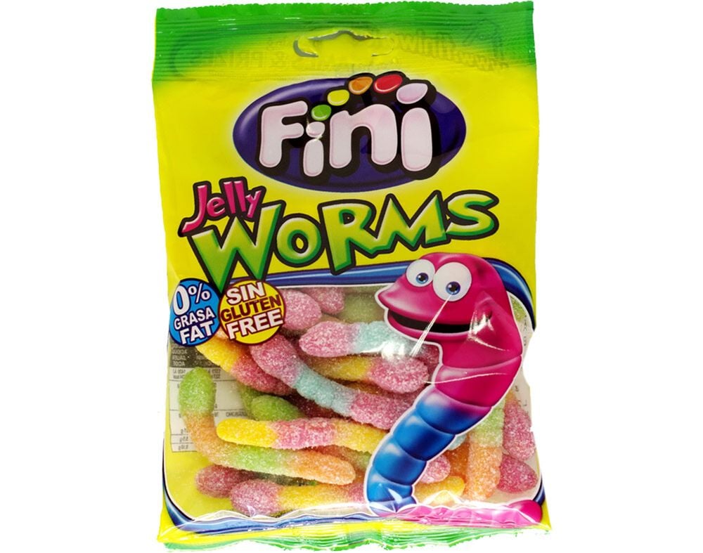 GOMAS FINI MINHOCAS A&Ccedil;&Uacute;CAR 90G